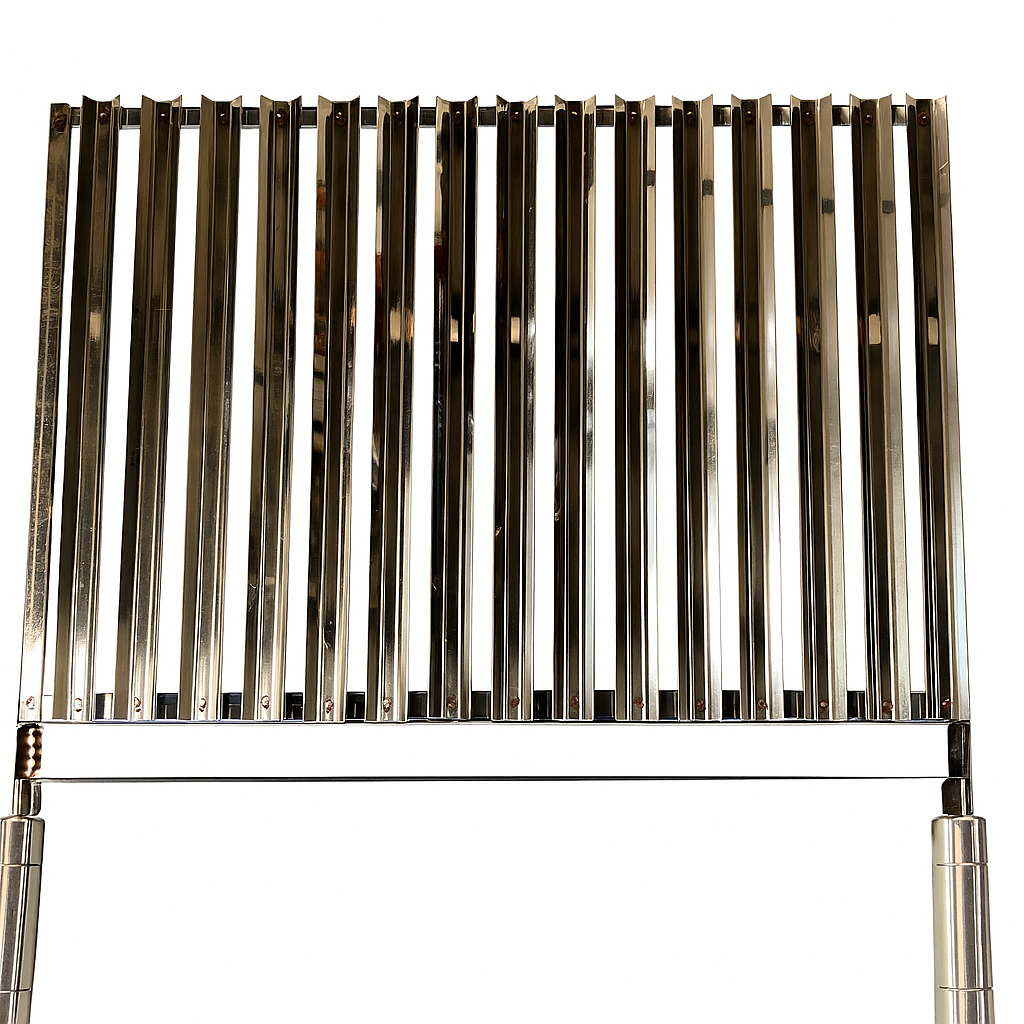 grilla tipo argentina modular en inox