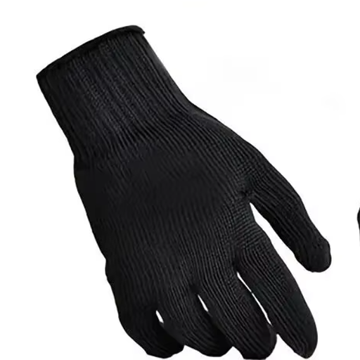 Guante De Proteccion Anticortes Negro Flexible Y Comodo