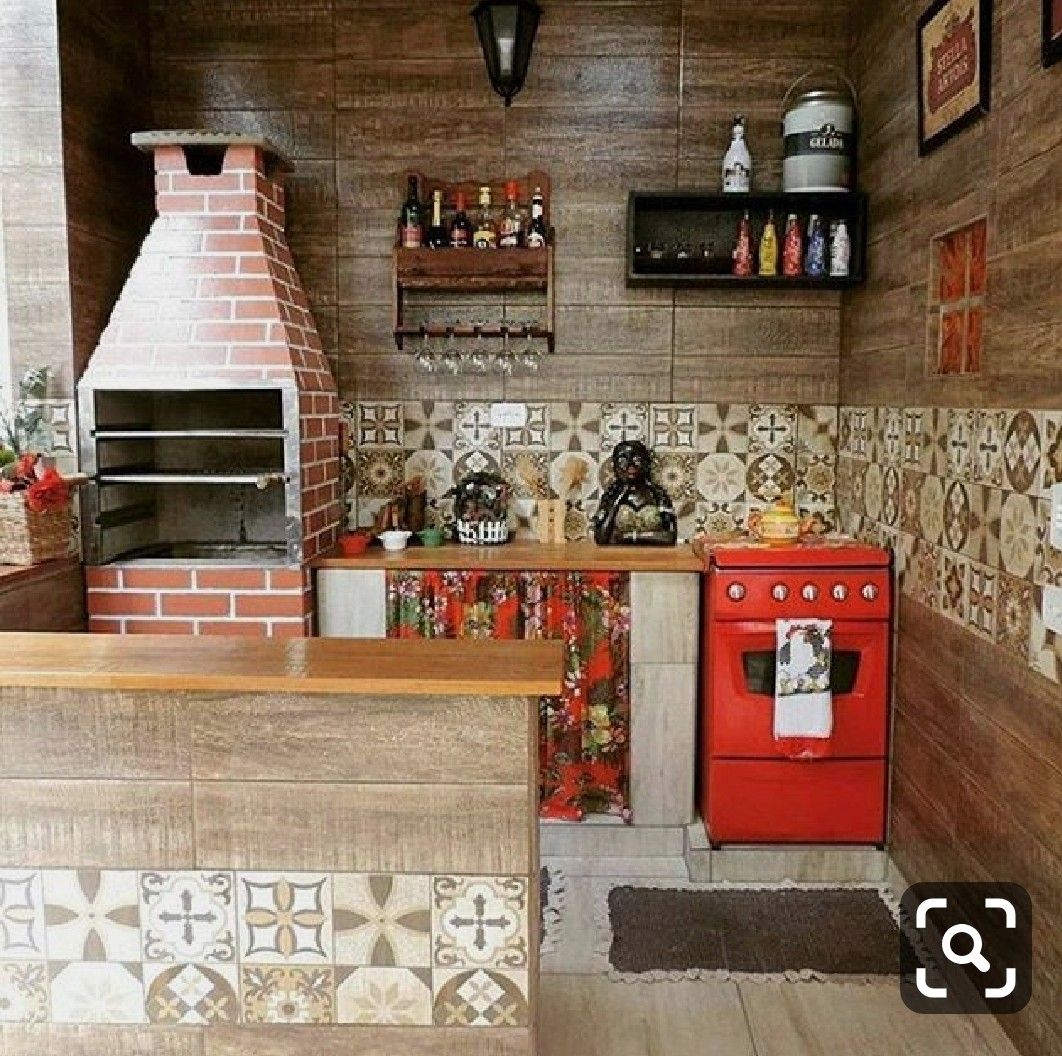 Asador para quincho Fortaleza de concreto pre formado