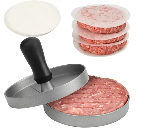 Prensa de carne para hamburguesas de aluminio