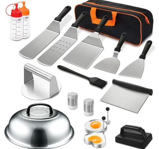 Kit Para Smash Burguer + Accesorios Plancha , Set Completo