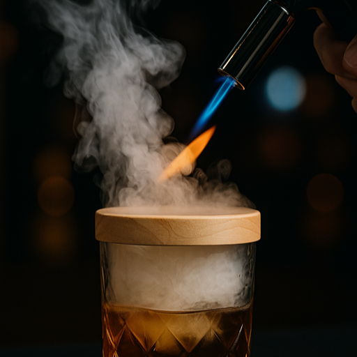 Kit Ahumador Infusor De Bebidas Cocteles, Cafe, Bebidas Marrón Claro