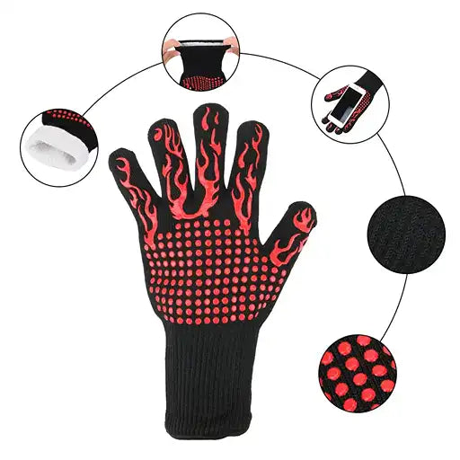 Guante Resistente A Altas Temperaturas Para Parrilla/cocina